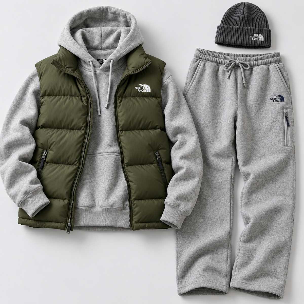 Casual Vest  Jacket Set