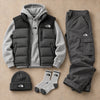 Casual Windproof Down Set