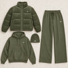 ALO Corduroy Down Jacket Set