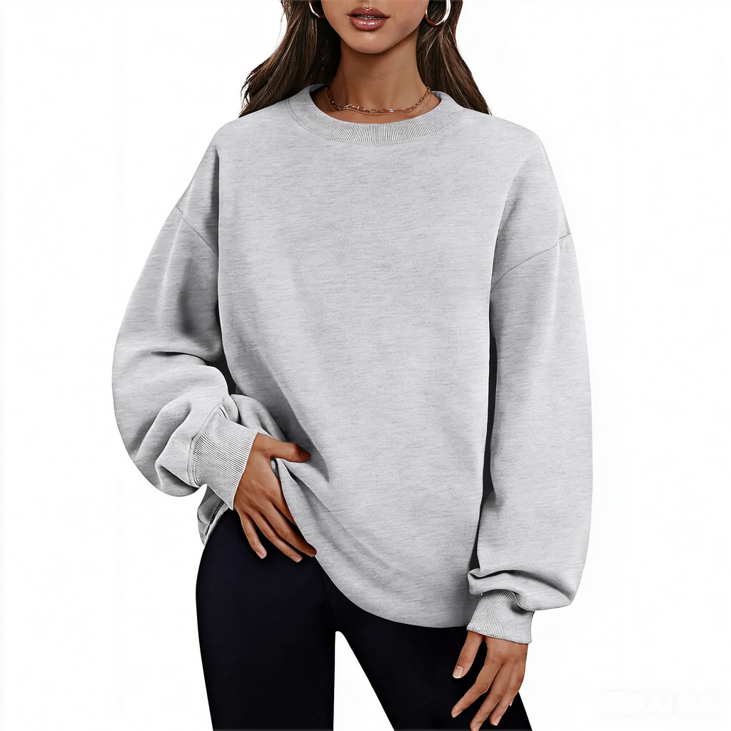 Zrall Women's long-sleeve sweatshirt with fleece lining and extra thickness