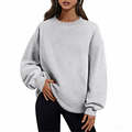 Zrall Women's long-sleeve sweatshirt with fleece lining and extra thickness