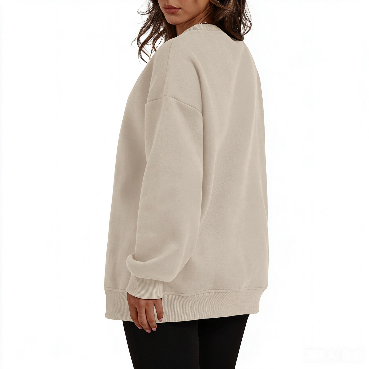 Zrall Women's long-sleeve sweatshirt with fleece lining and extra thickness