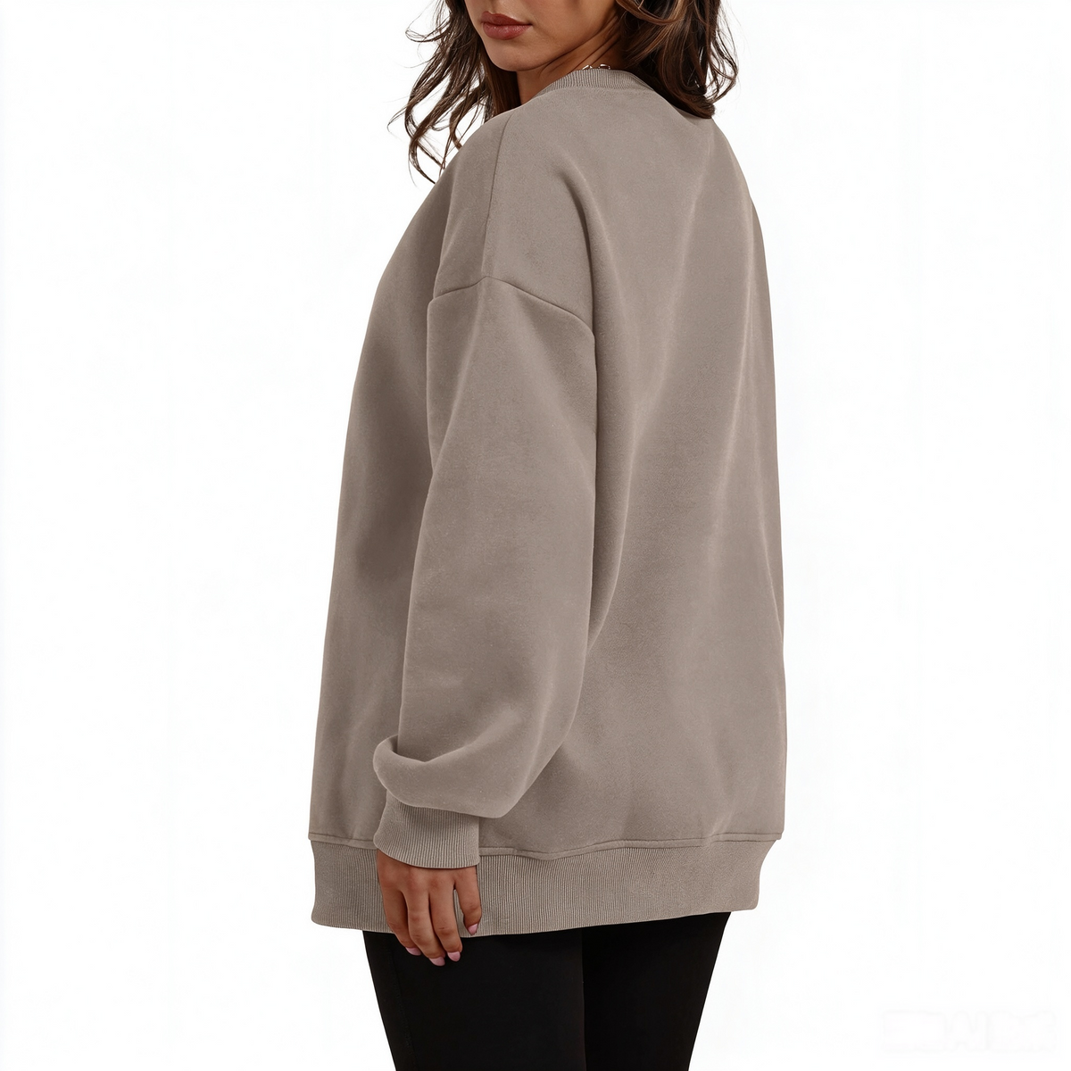 Zrall Women's long-sleeve sweatshirt with fleece lining and extra thickness