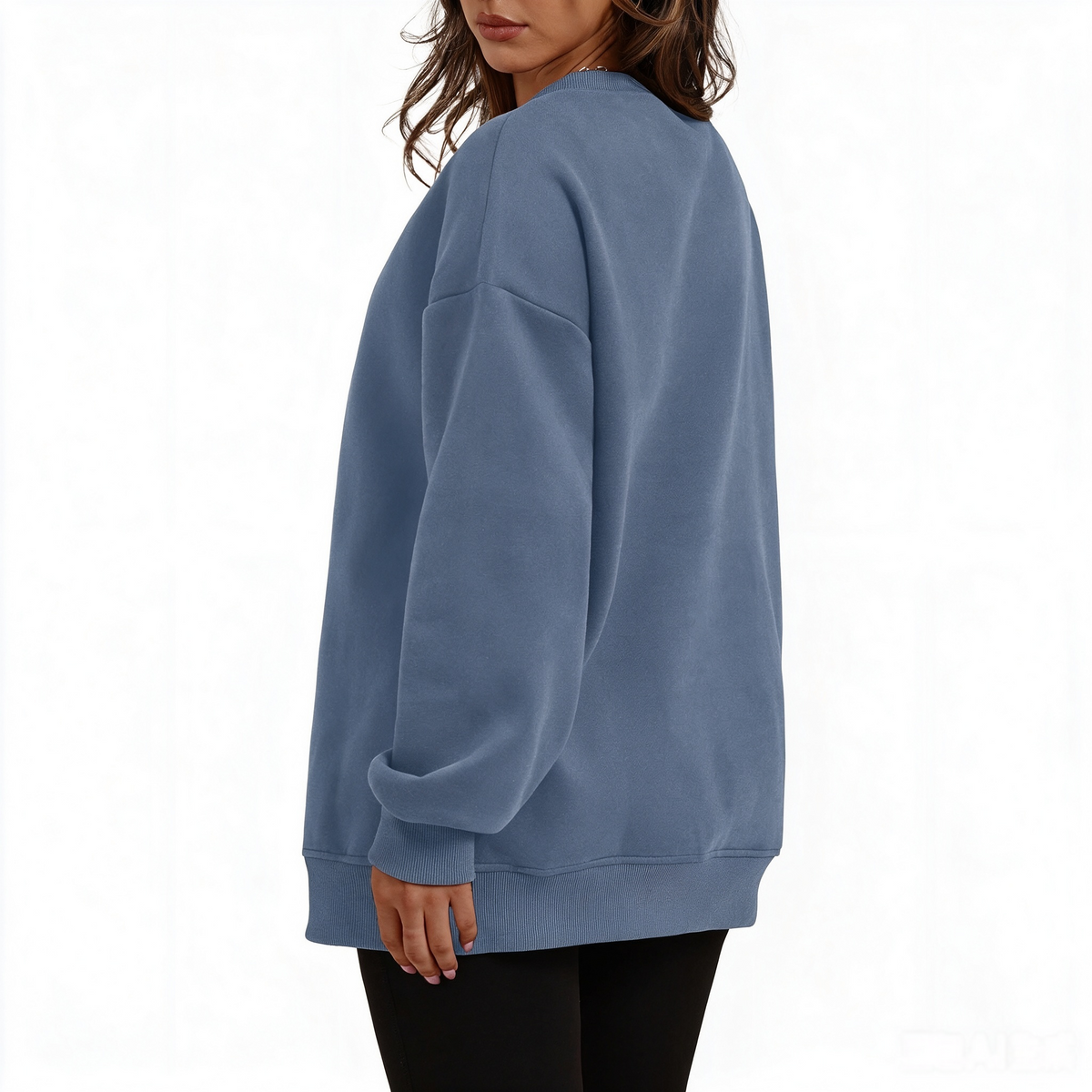 Zrall Women's long-sleeve sweatshirt with fleece lining and extra thickness