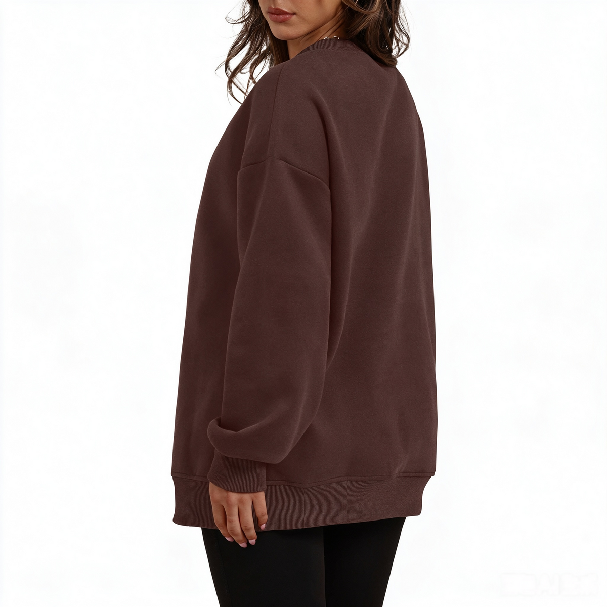 Zrall Women's long-sleeve sweatshirt with fleece lining and extra thickness