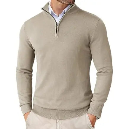 Men's Quarter Zip Up Sweaters