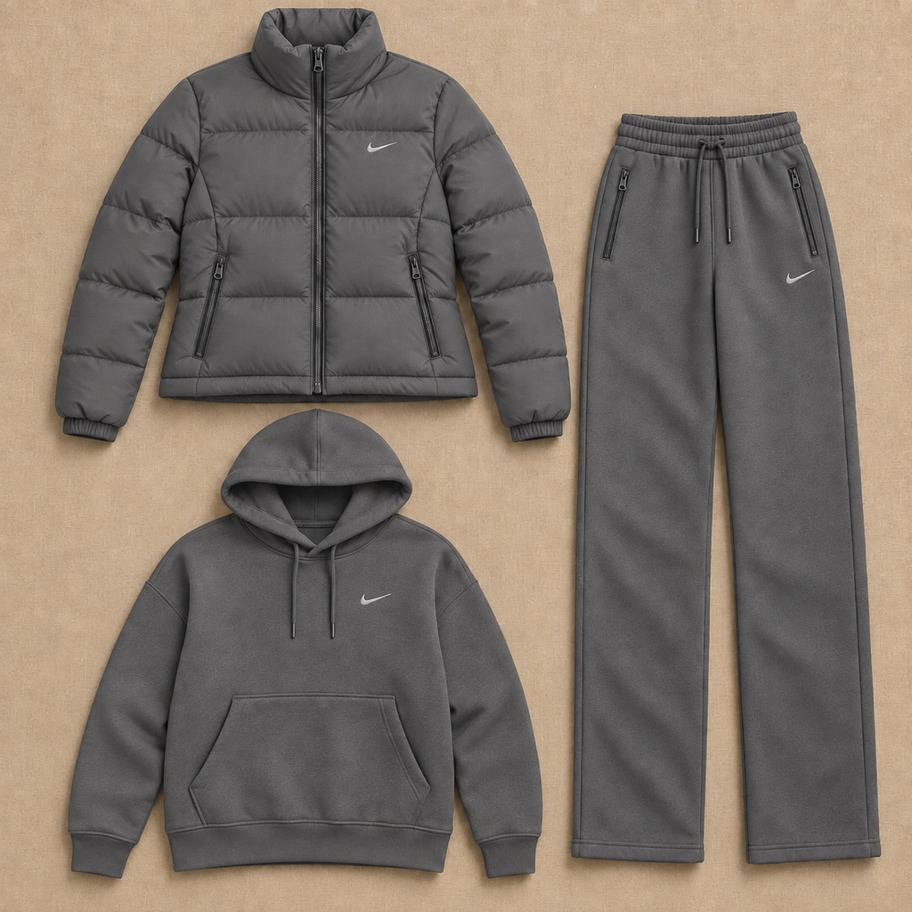 Men's NK Goose Down Warm and Comfortable Set
