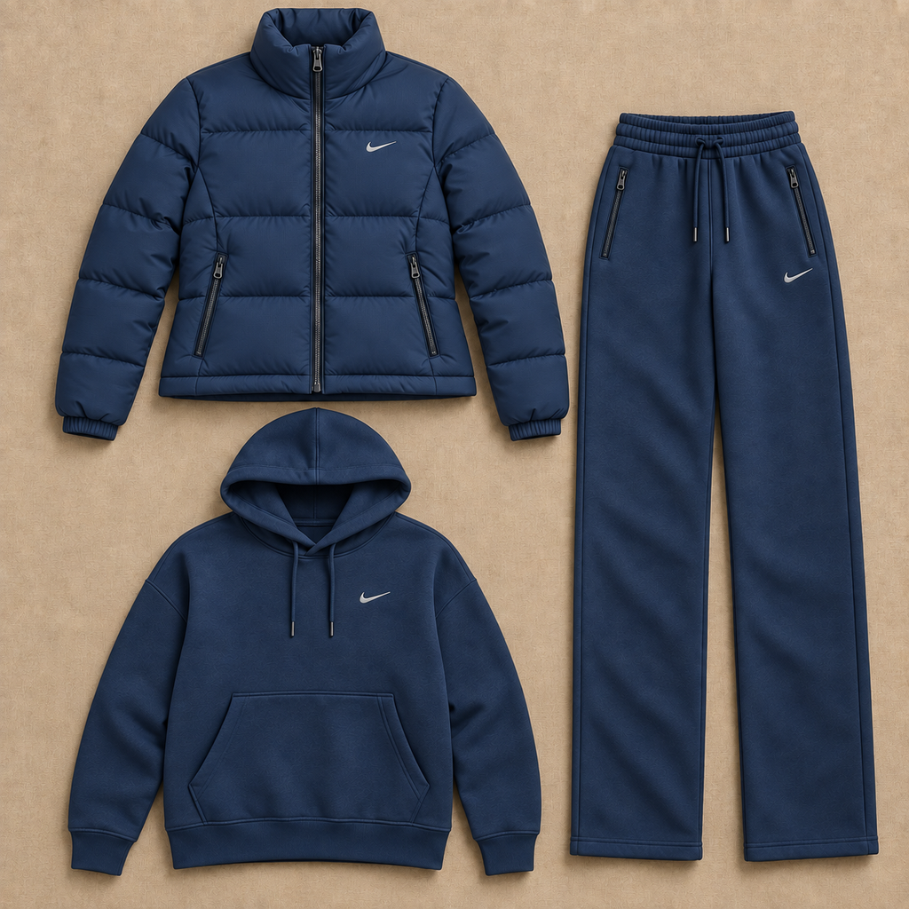 Men's NK Goose Down Warm and Comfortable Set