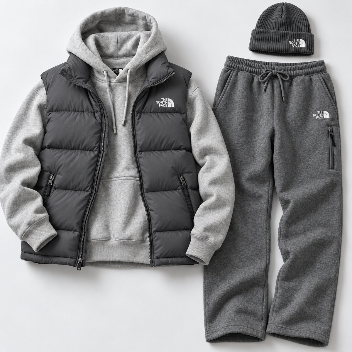 Casual Vest  Jacket Set