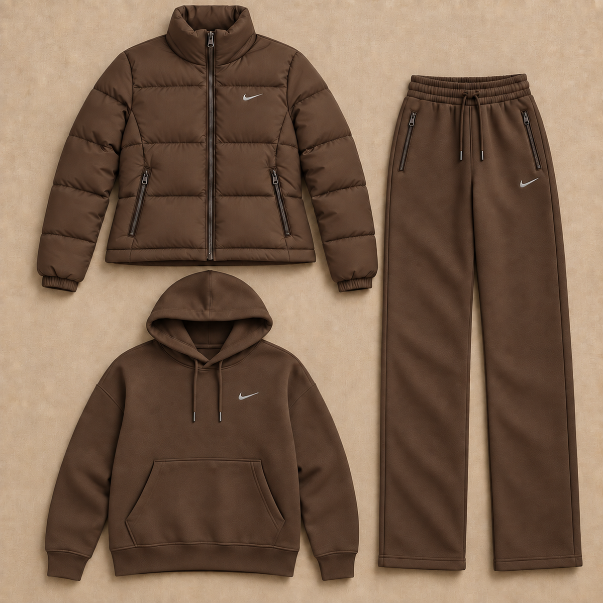 Mens Goose Down Winter Set