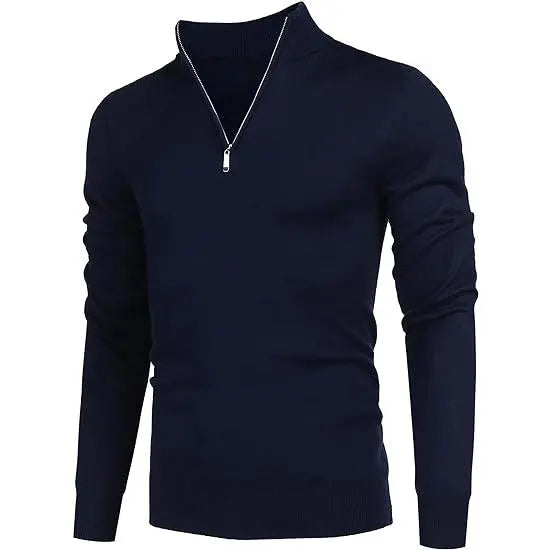 Men's Quarter Zip Up Sweaters