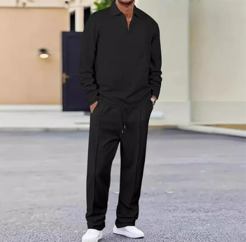 Men's waffle knit set