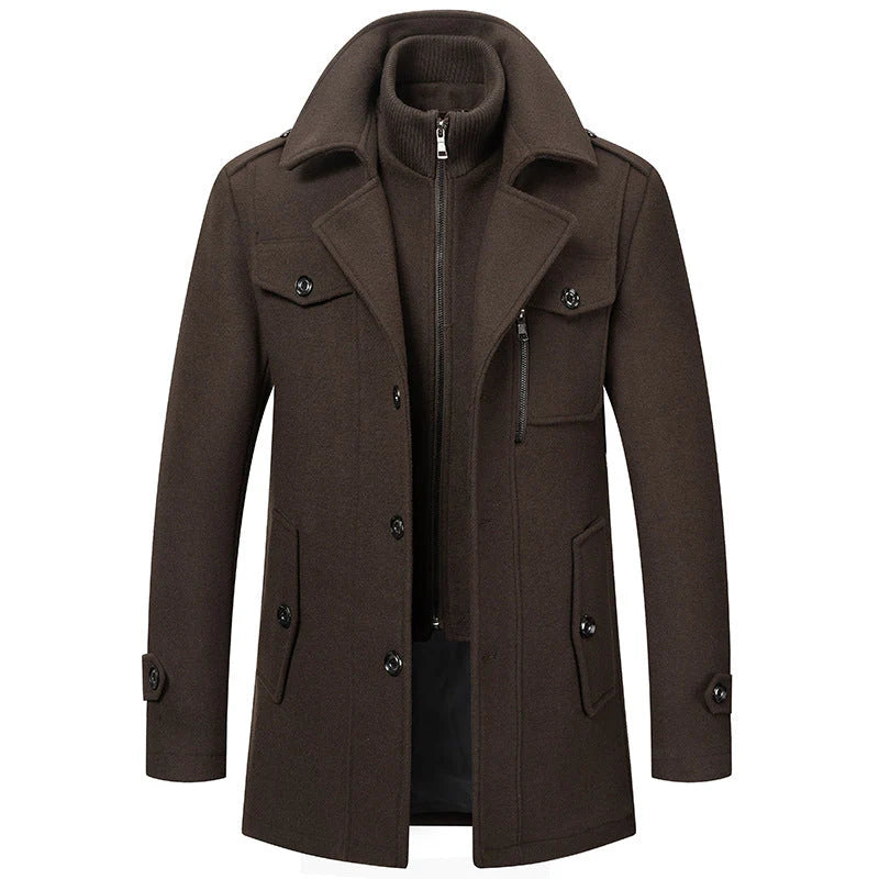 Classic Pure Wool Business Coat