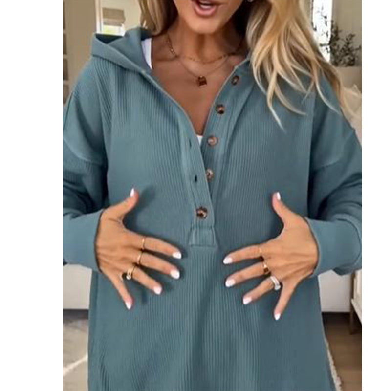 ⏳Time-Limited Special⏰Women's Casual Hoodie Top | Long Sleeve Pullover Sweatshirt for Cozy Everyday Wear & Relaxed Days